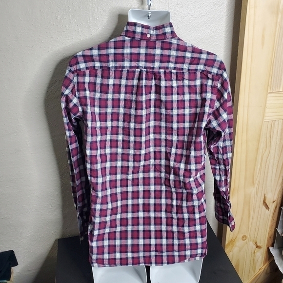 JCrew Shirt Men Small 14-14.5 Plaid Button Down - Picture 4 of 11